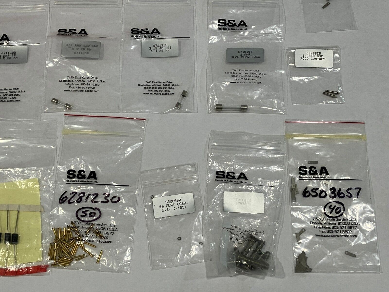 Saunders & Associates 610 Accessory Kit 90703970, Load Card, J-Lead - Maverick Industrial Sales