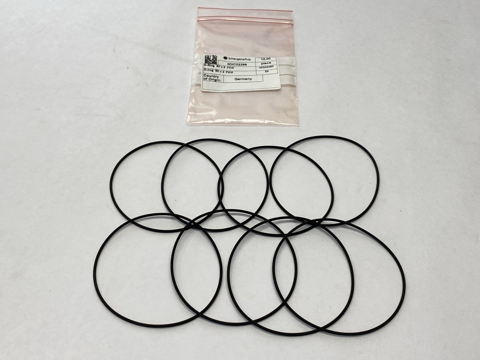 Scheugenpflug 3DIC02296 O-Ring 90,0 x 2,0 FKM LOT OF 8 - Maverick Industrial Sales