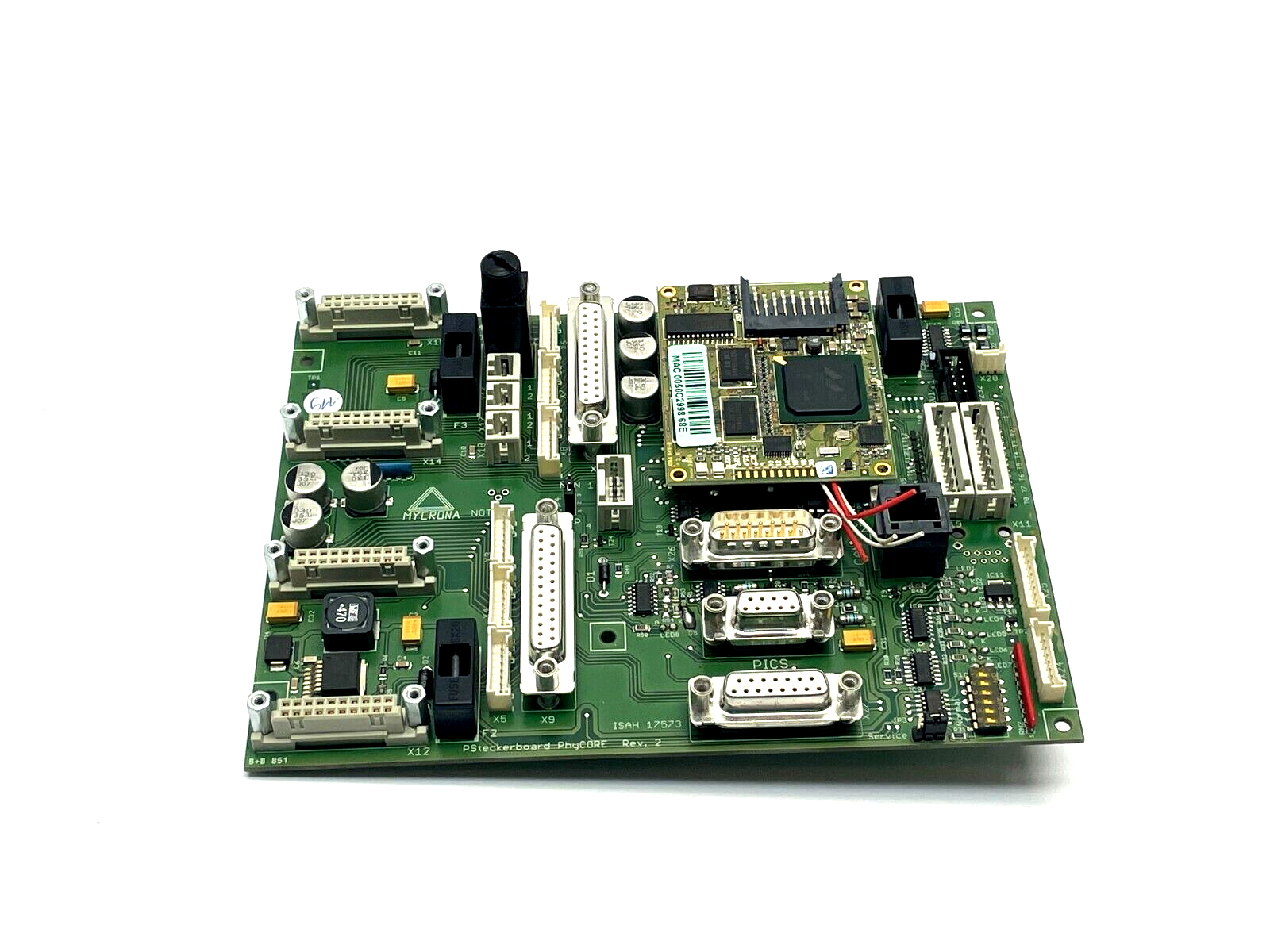 Mycrona Notaus 17573 Steckerboard Assembly Rev. 2 - Maverick Industrial Sales