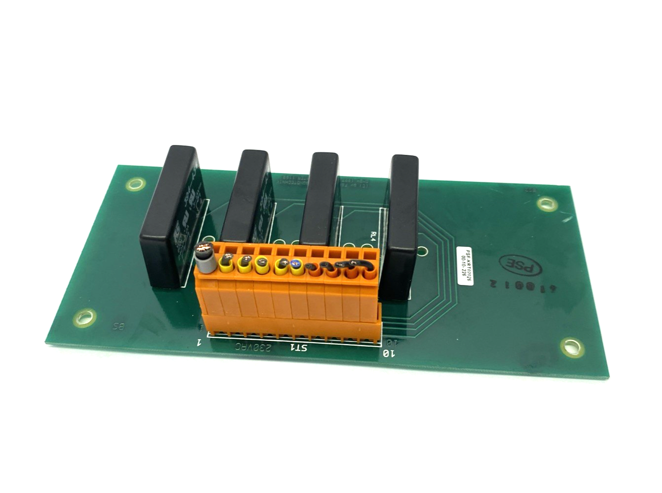 1160,PSE-KRT02026 | F&K Delvotec PSE-KRT02026 1160 Power Heater Board w/ 4x Solid State Relays - Used - Maverick Industrial Sales