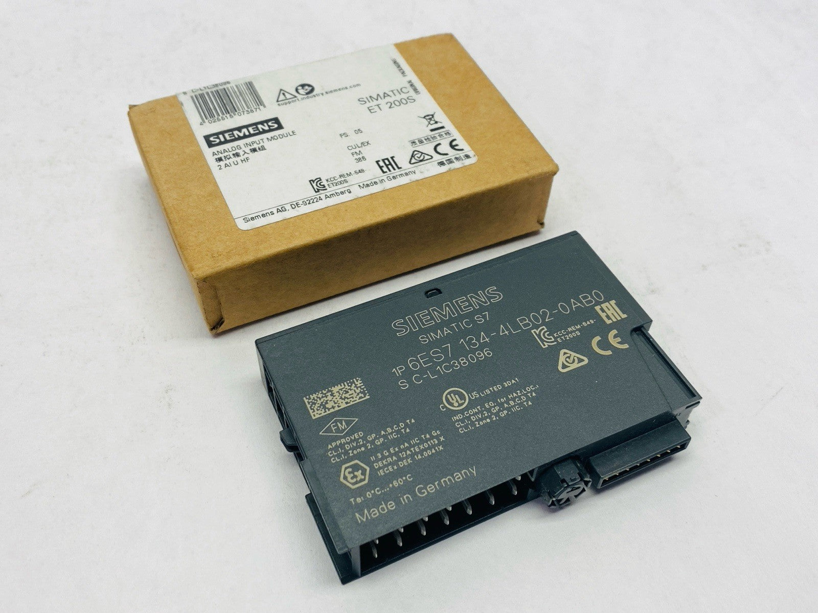 Siemens 6ES7134-4LB02-0AB0 SIMATIC ET 200S Analog Input Module - Maverick Industrial Sales