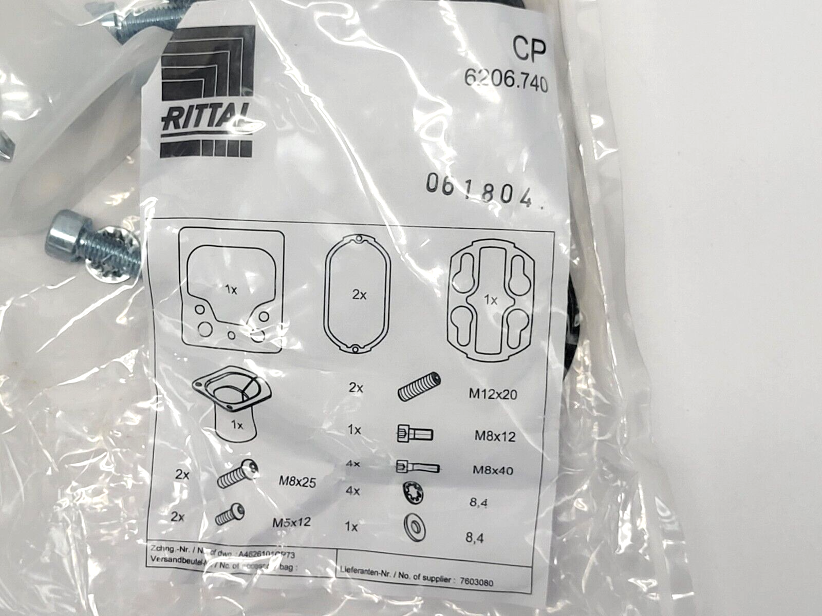 Rittal CP 6206.740 Hardware Assembly Kit - Maverick Industrial Sales