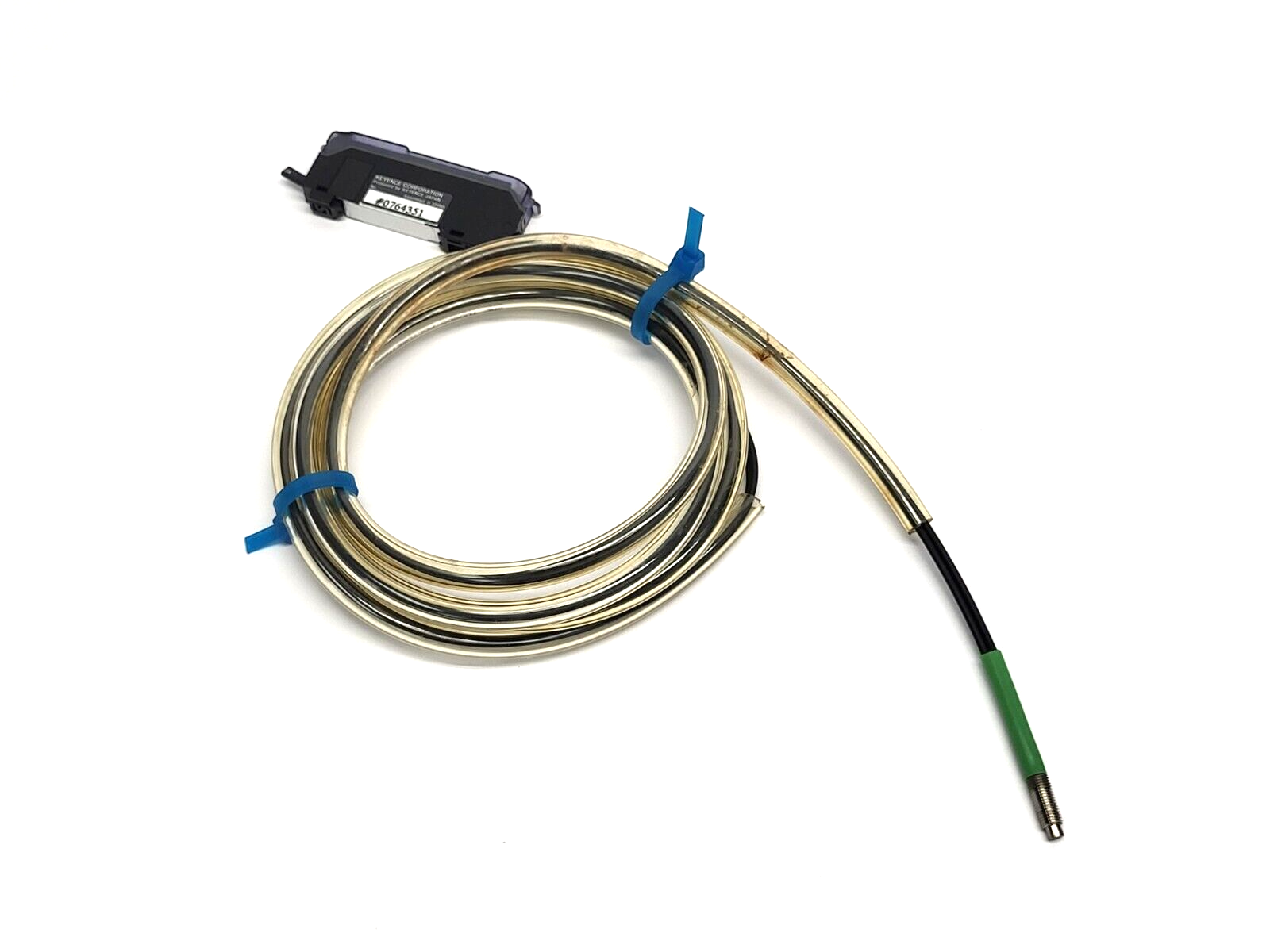 FS-V21RP, FU-67V | Keyence FS-V21RP Fiber Amplifier Main Unit w/ FU-67V Reflective Fiber Unit - Used - Maverick Industrial Sales