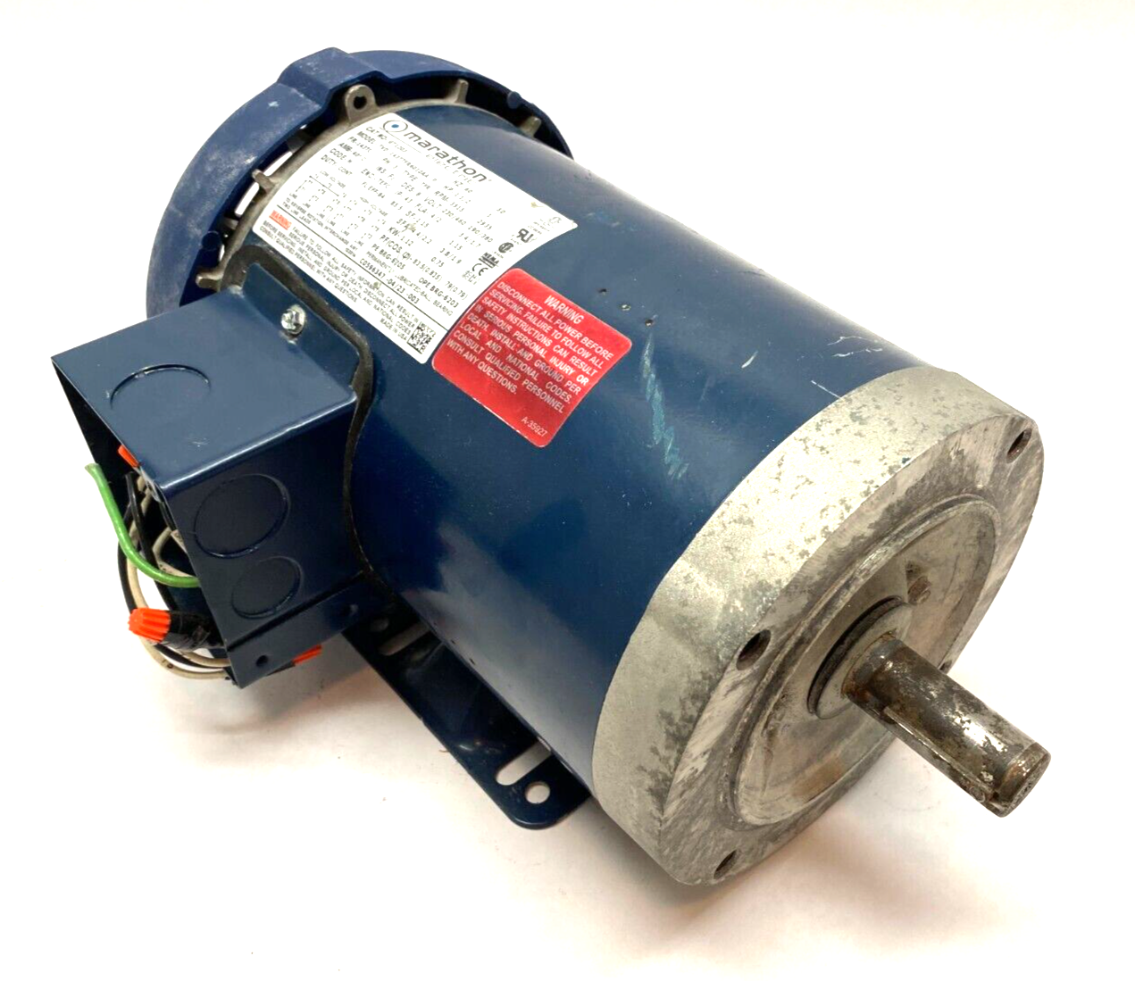 Marathon GT1203 3-Phase Electric Motor 143TC Frame 3515 Rpm 1-1/2HP 143TTFR6010 - Maverick Industrial Sales