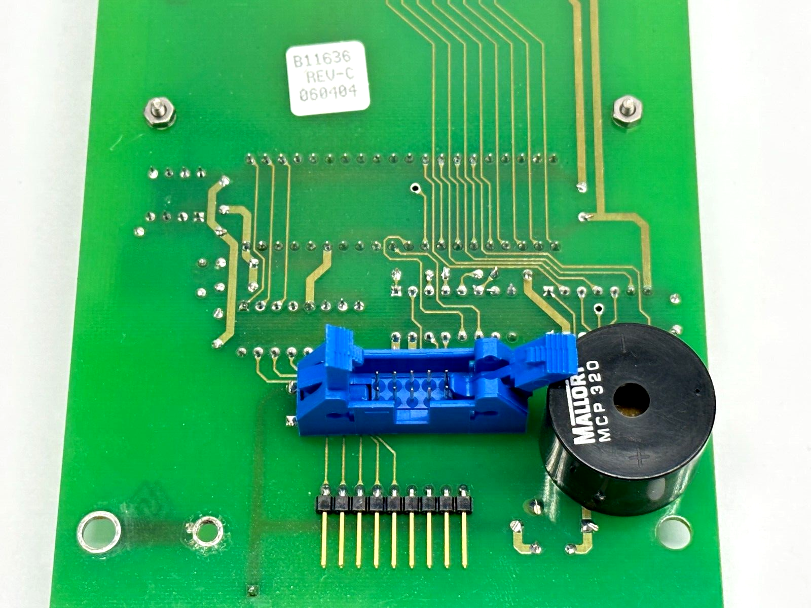 B-11636 Rev-C 060404 PCB Board Assembly w/ Noritake CU16025ECPB-W6J Itron VFD - Maverick Industrial Sales
