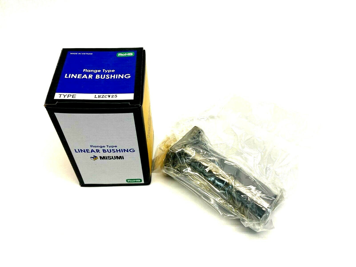 LHZCW 25 | MiSUMI LHZCW25 Flanged Linear Double Bushing 112 OAL 40mm OD - New - Maverick Industrial Sales