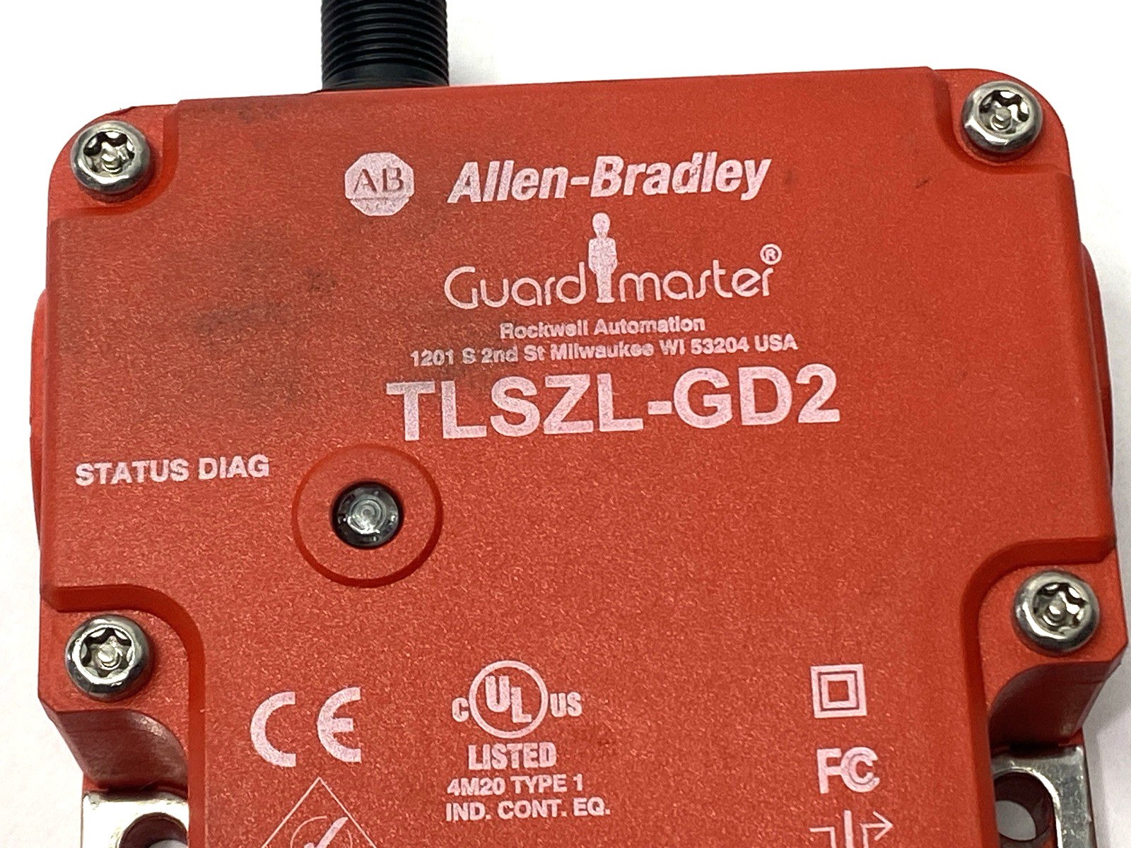 440G-TZS21UPLH | Allen Bradley Ser E Guardmaster Safety Interlock Switch TLSZL-GD2 - Used - Maverick Industrial Sales