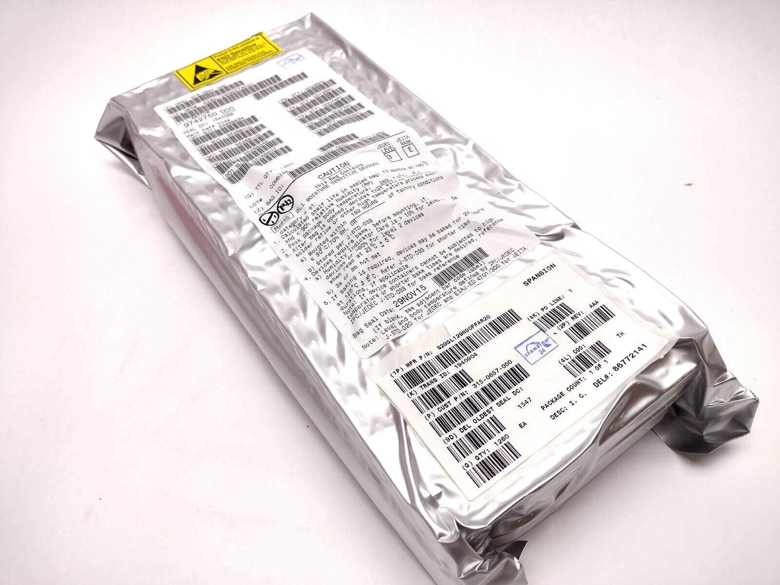 Infineon S29GL128N90FFAR22 128MBIT IC FLASH PARALLEL 64FBGA NOR Memory 1260 PCS - Maverick Industrial Sales