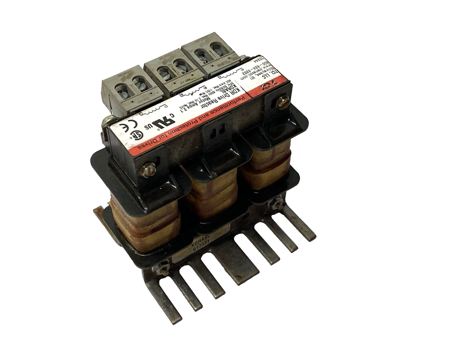 TCI KDRA8L Drive Reactor 3-Phase 50/60Hz 480V - Maverick Industrial Sales