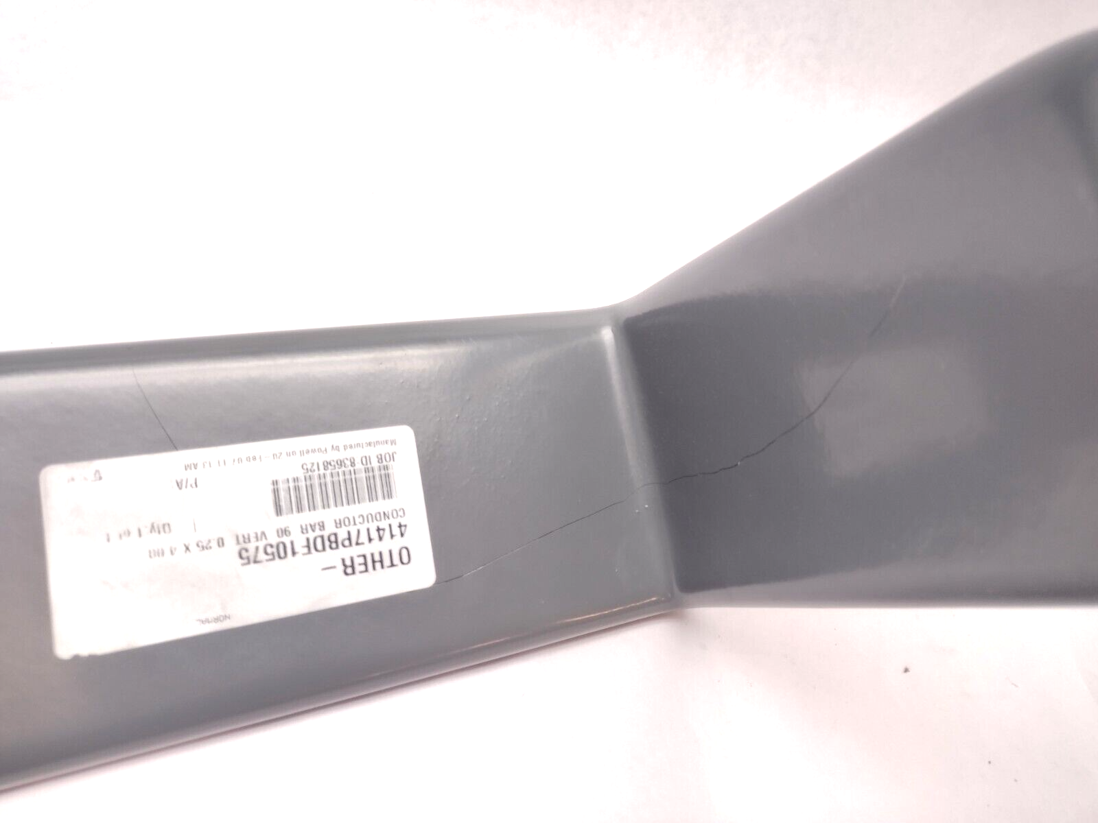 Powel 41417PBDF10575 Conductor Bar 90 Vert 0.25 X 4.00 Cracked Insulator - Maverick Industrial Sales