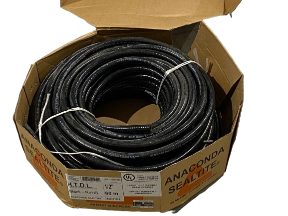 Anaconda Sealtite 330.016.2 Type HTDL 1/2" Liquid Tight Conduit 60m TORN BOX - Maverick Industrial Sales