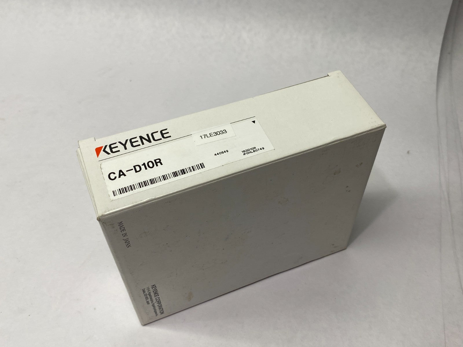 Keyence CA-D10R Flex-resistant LED Illumination Cable 10 m - New – Open box - Maverick Industrial Sales