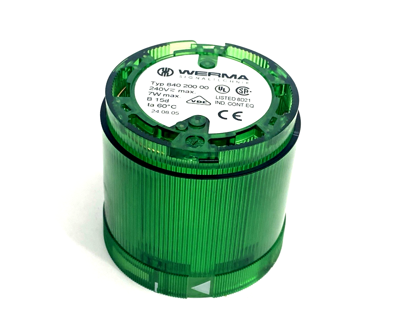 Werma 84020000 Stack light Module, Green, 70 Series 240V 7W - Maverick Industrial Sales