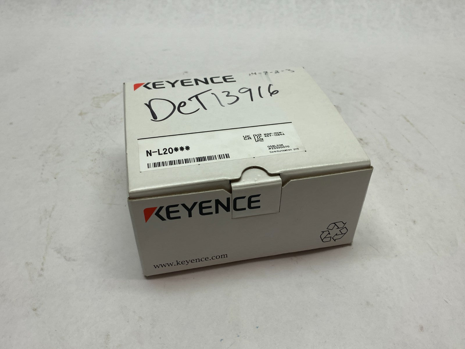 Keyence N-L20 Ethernet Communication Connection Unit 11-Point Display 24VDC - Maverick Industrial Sales