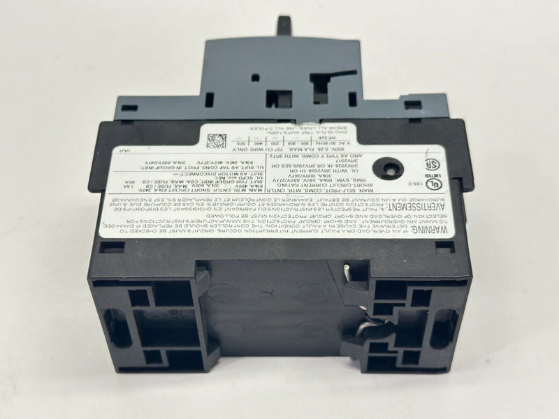 Siemens 3RV2011-0CA15 Sirius Motor Protection Circuit Breaker 0.18-0.25A 600V - Maverick Industrial Sales