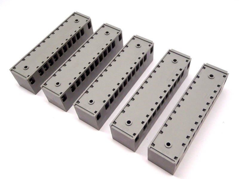 Phoenix Contact G5/12 Terminal Blocks 28-10 AWG 500V 2716127 LOT OF 5 - Maverick Industrial Sales