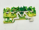 Wago 2002-1407 TopJobs Ground Terminal Block Green/Yellow LOT OF 2 - Maverick Industrial Sales