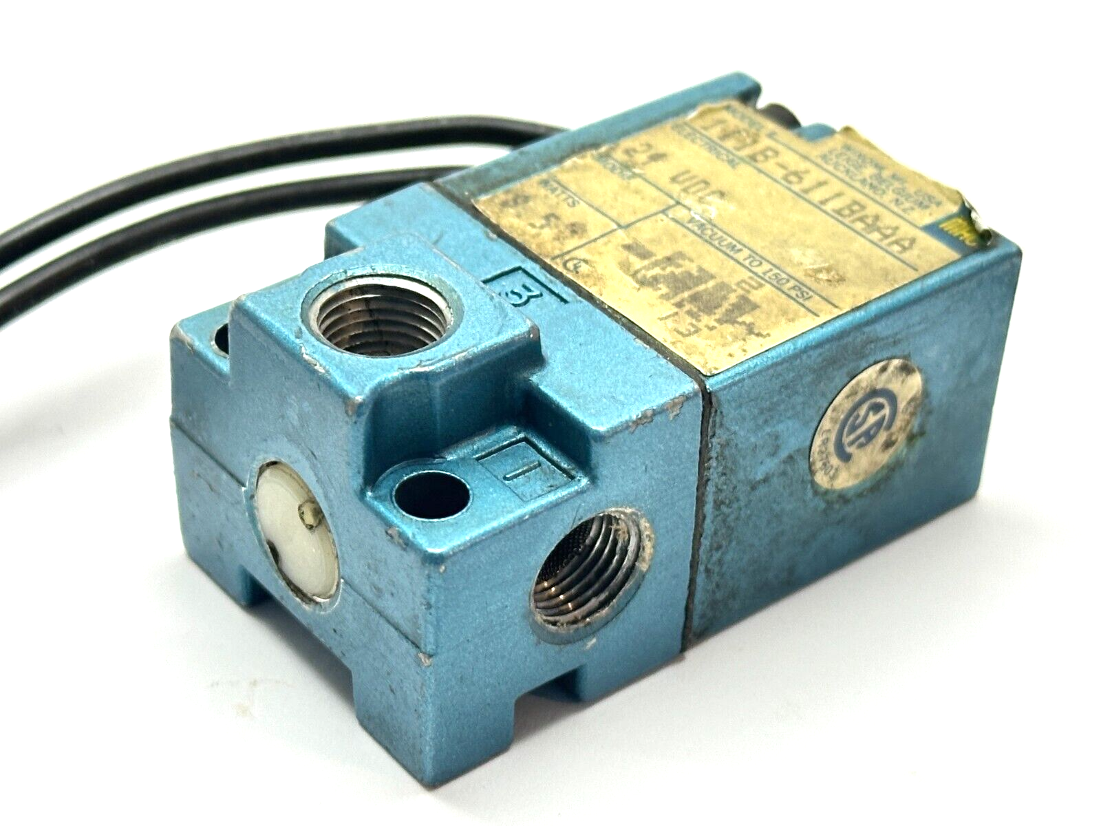 MAC 111B-611BAAA Solenoid Valve 8.5W 25VDC 1/8"NPT - Maverick Industrial Sales