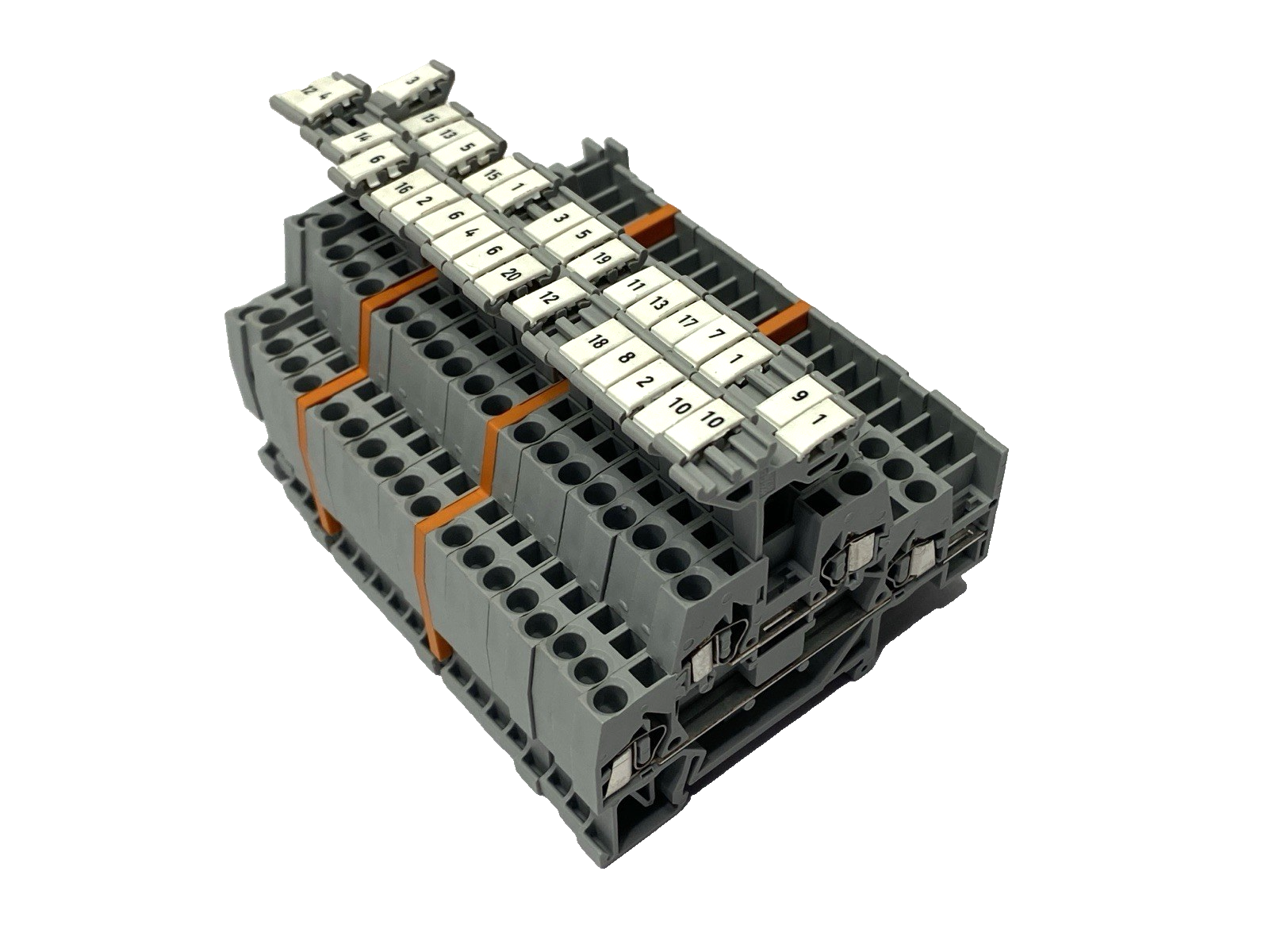 280-520 | Wago Double-Deck Terminal Block LOT OF 19 - Used - Maverick Industrial Sales
