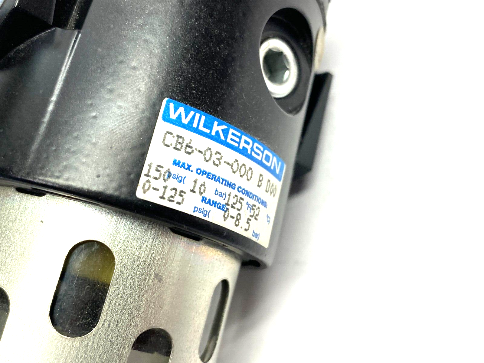 Wilkerson CB6-03-000A Filter Regulator Manual Drain 0-125psi - Maverick Industrial Sales