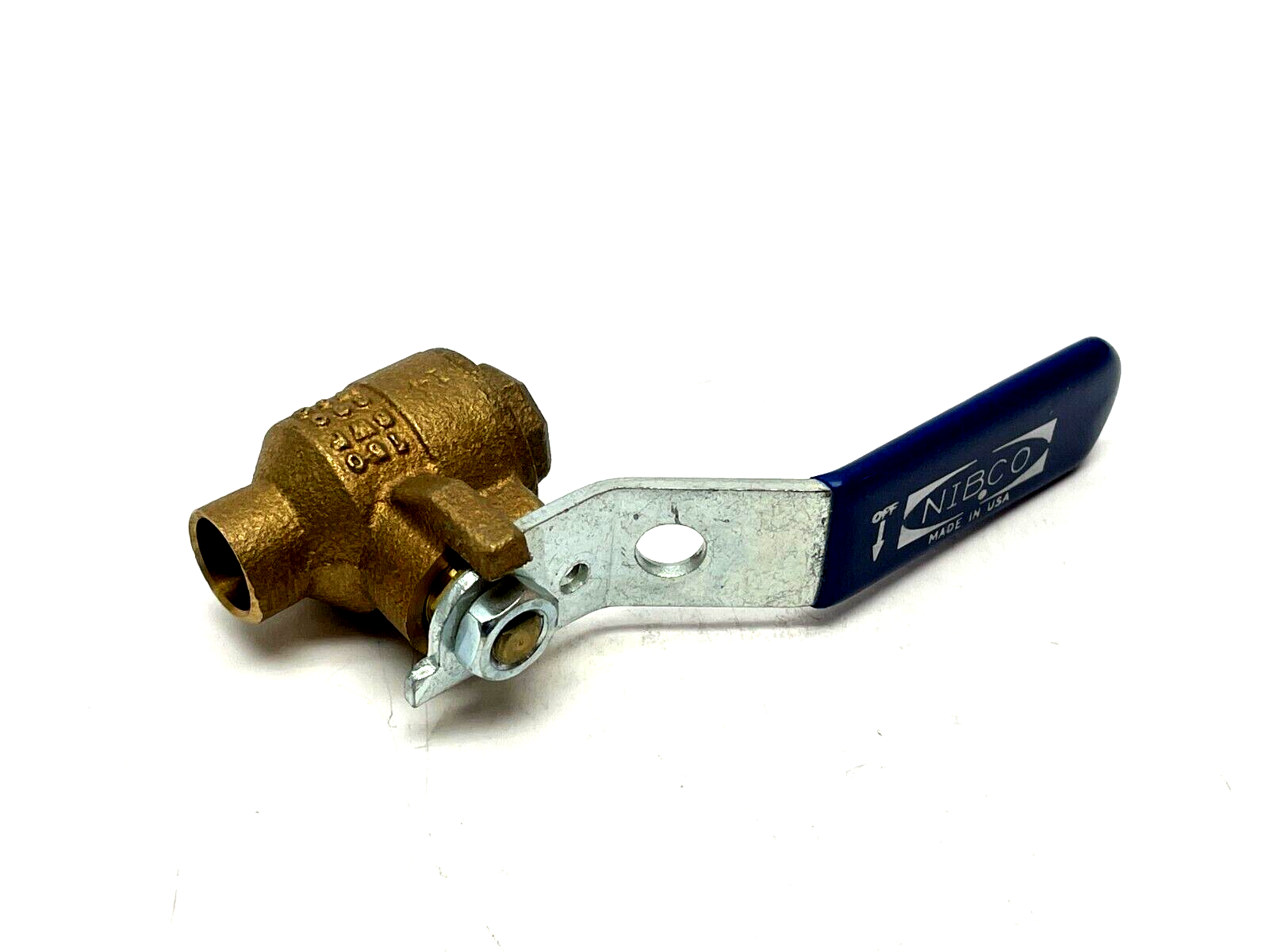 Nibco Bronze Ball Valve 3/8" 150 SWP 800 CWP - Maverick Industrial Sales