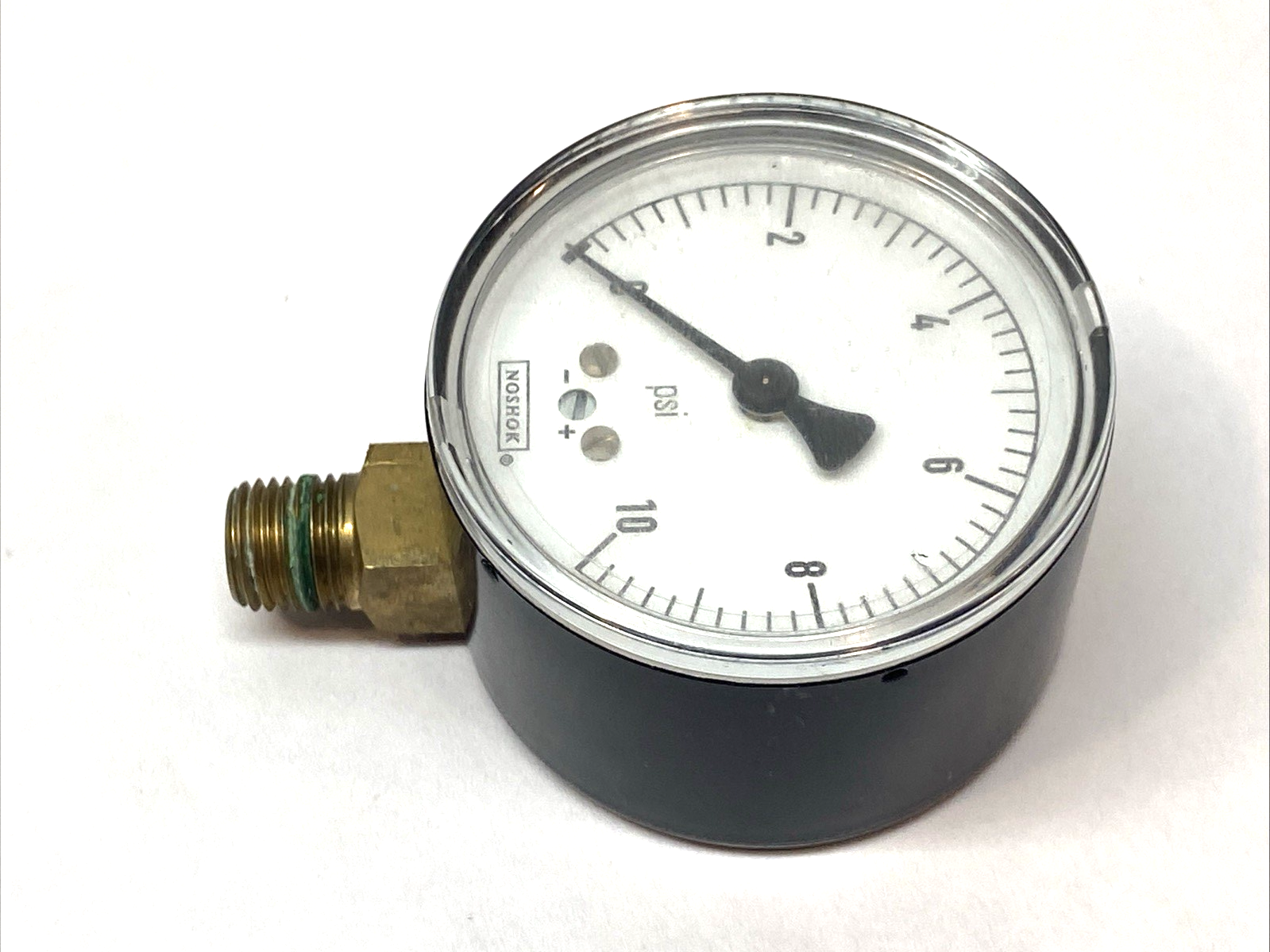 25-200-10-PSI | Noshok Pressure Gauge 0-10psi - Used - Maverick Industrial Sales