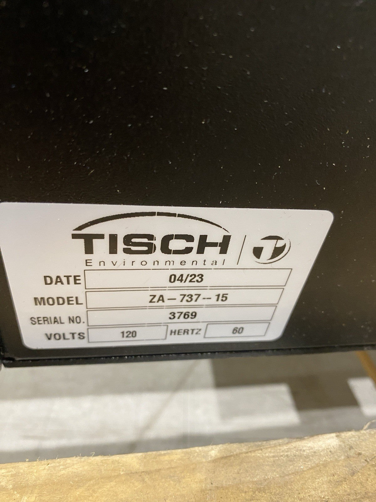 ZA-737-15 | Tisch Environmental Zero Air Generator 115V - Used - Maverick Industrial Sales