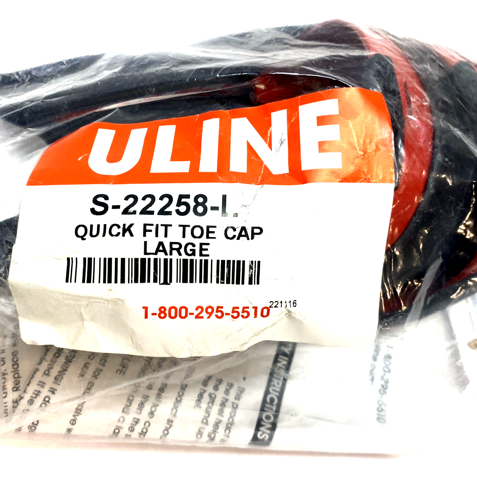 Uline S-2228-L Quick Fit Toe Cap Large - Maverick Industrial Sales