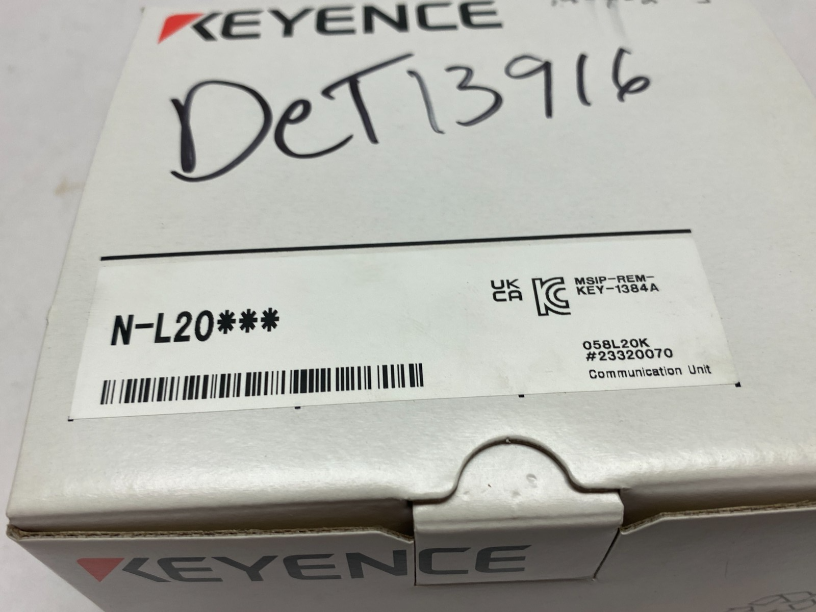 Keyence N-L20 Ethernet Communication Connection Unit 11-Point Display 24VDC - Maverick Industrial Sales