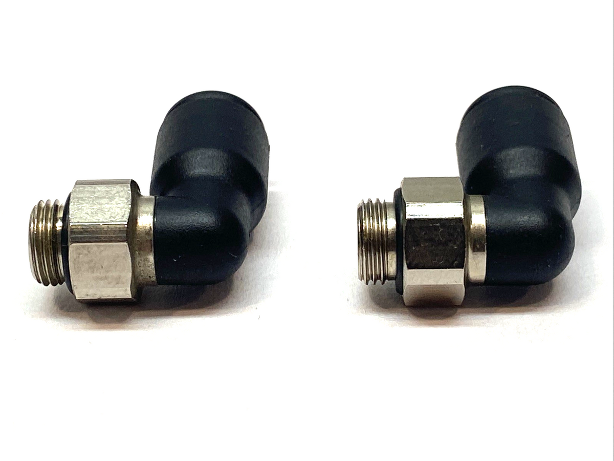 3199 08 10 | Legris Parker Push-Fit Elbow Fitting 90 Degrees 8-5/16 LOT OF 2 - Used - Maverick Industrial Sales