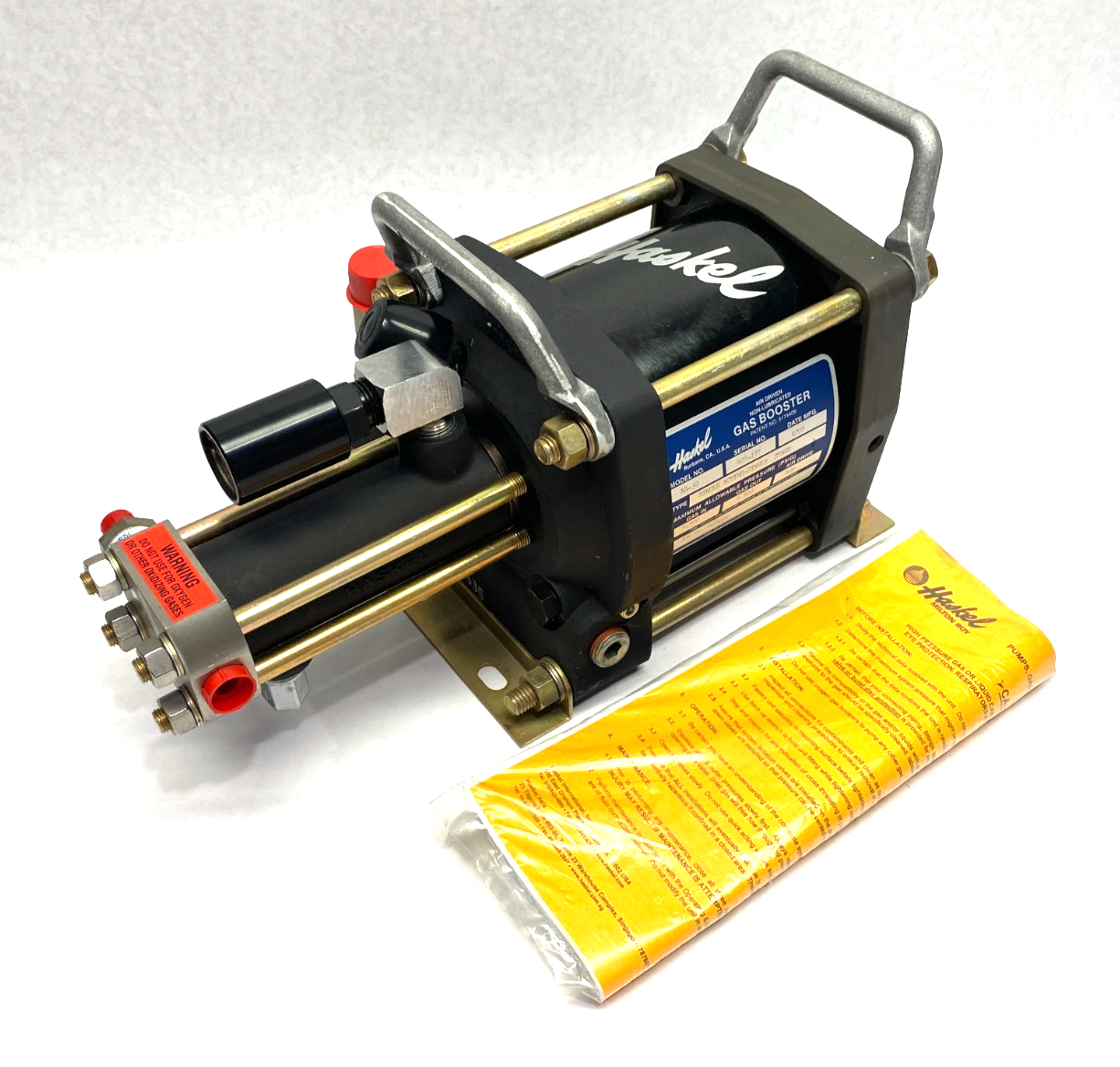 AG-30 | Haskel Pneumatic/Air Driven Gas Booster, Non-Lubricated, Sgl-Act Sgl-Stage - New Other - Maverick Industrial Sales