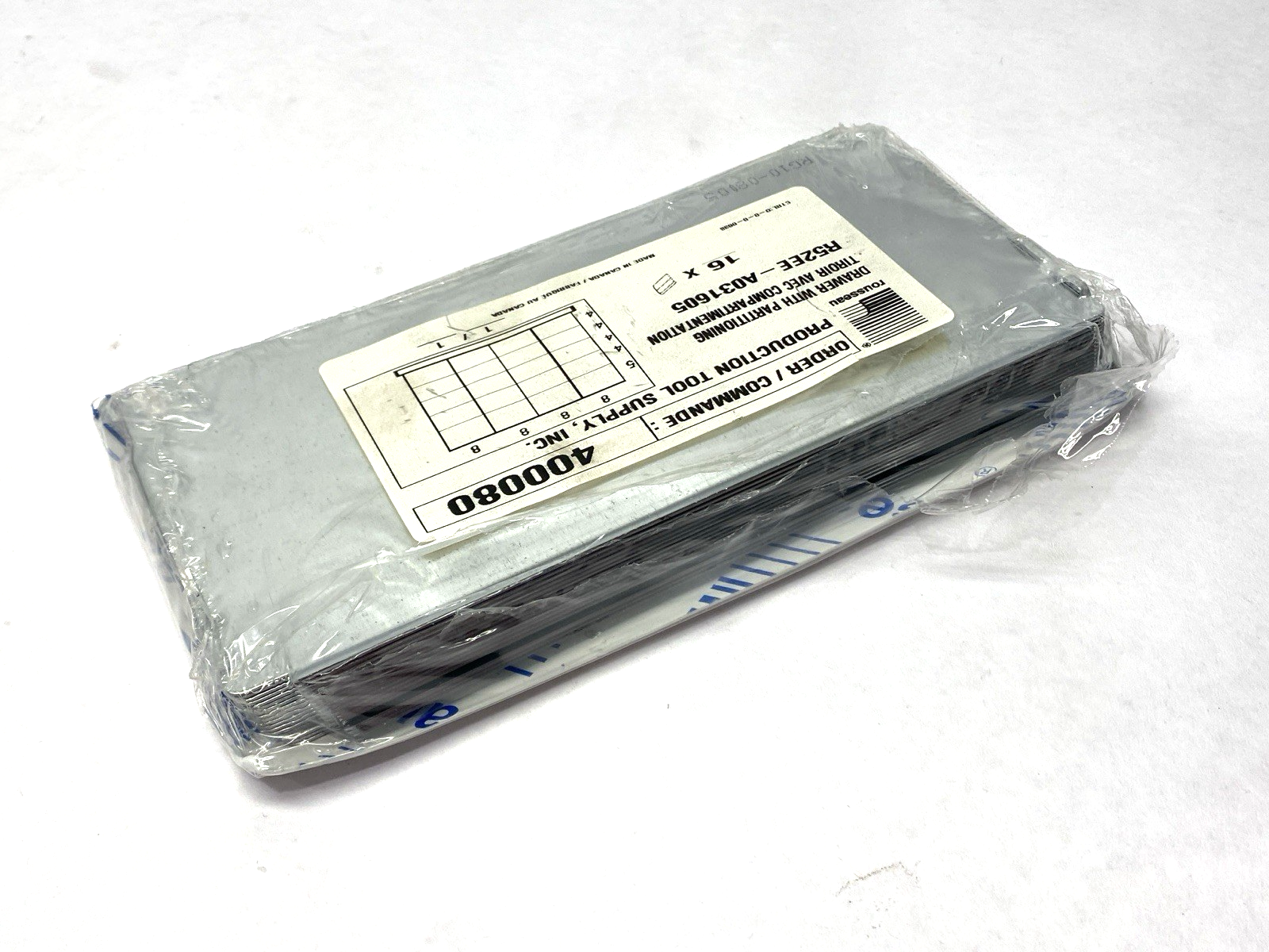 R52EE-A031605 | Rousseau Drawer Partitioning PACK OF 16 - New – Open box - Maverick Industrial Sales
