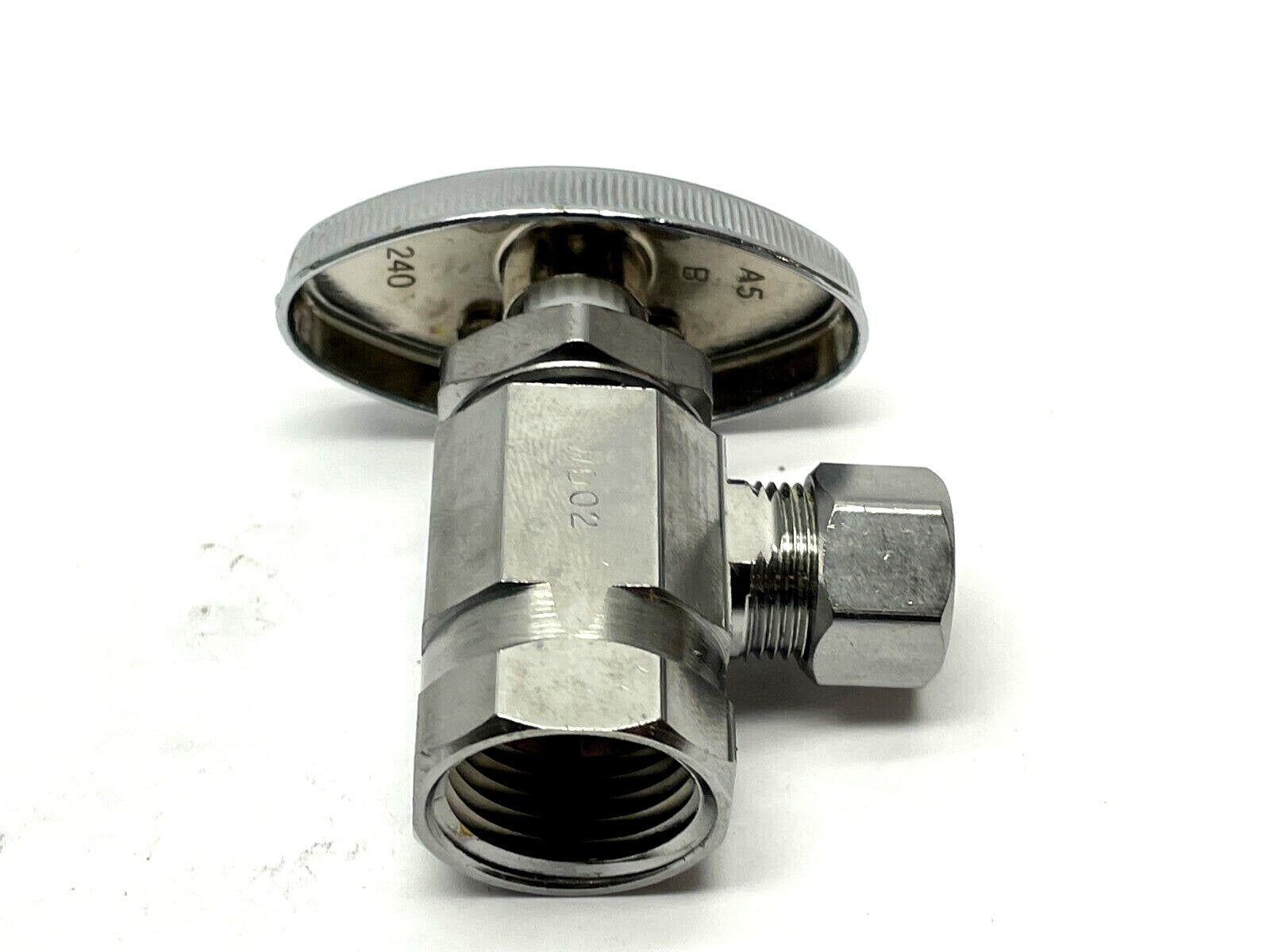 BrassCraft 0R17 C1 Angle Valve 1/2" Inlet 3/8" Outlet - Maverick Industrial Sales