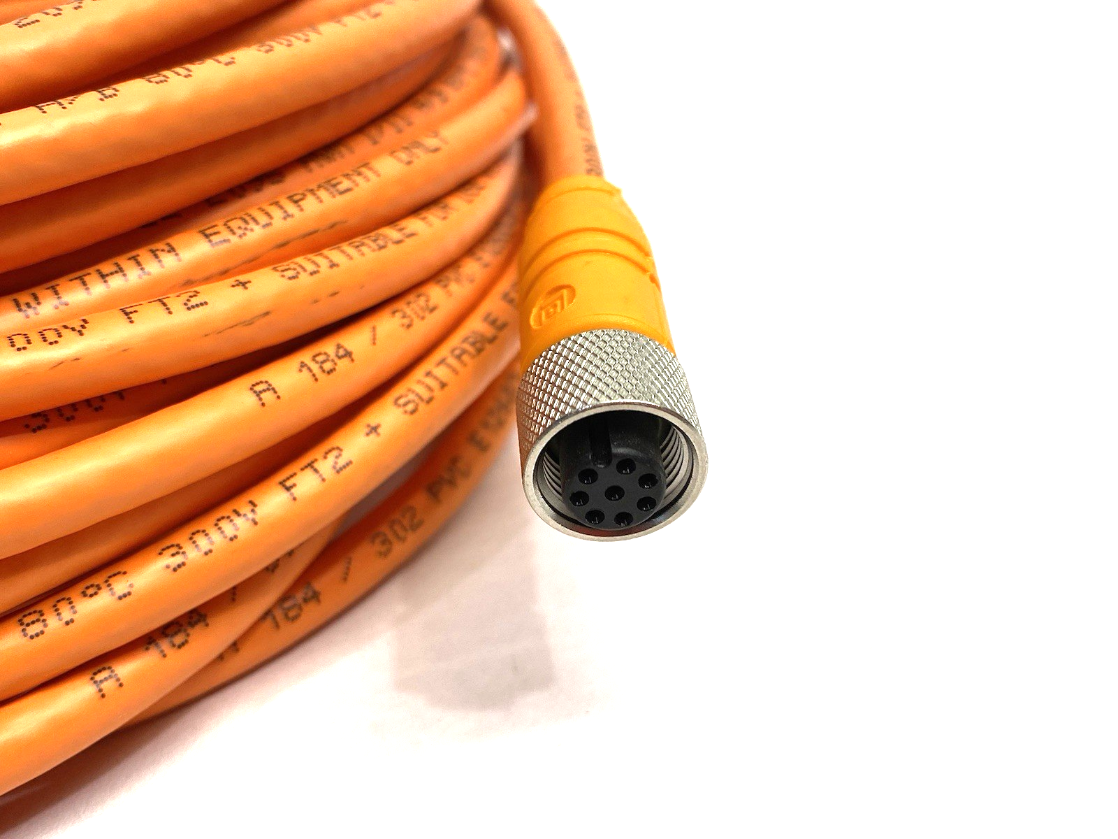 17998 | Lumberg Automation RKTS 8-184/15M Single Ended Cordset, 8-Poles Shielded - New – Open box - Maverick Industrial Sales