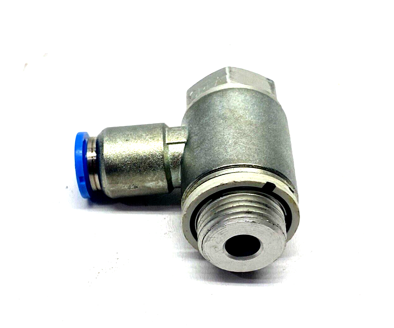 Festo GRLA-3/8-QS-8-D One-Way Flow Control Valve G3/8 8mm Tube 193150 LOT OF 2 - Maverick Industrial Sales