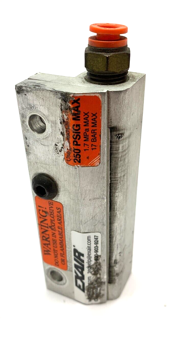 EXAIR 2003 Intelligent Compressed Air Knife 250 PSIG Max MISSING TWO BOLTS - Maverick Industrial Sales