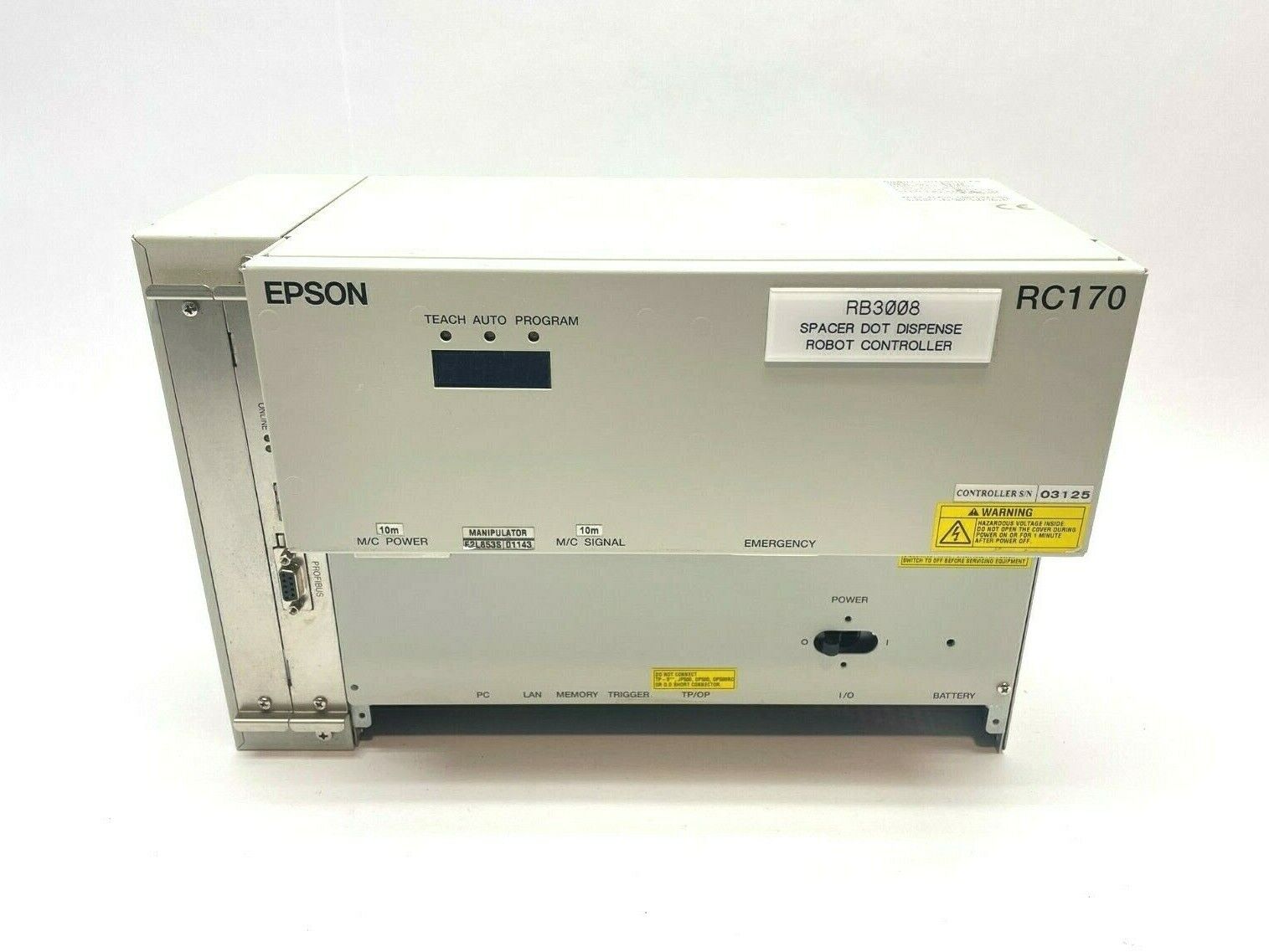 Seiko Epson RC170 Robot Controller, Serial No. 03125, 2007 - Maverick Industrial Sales