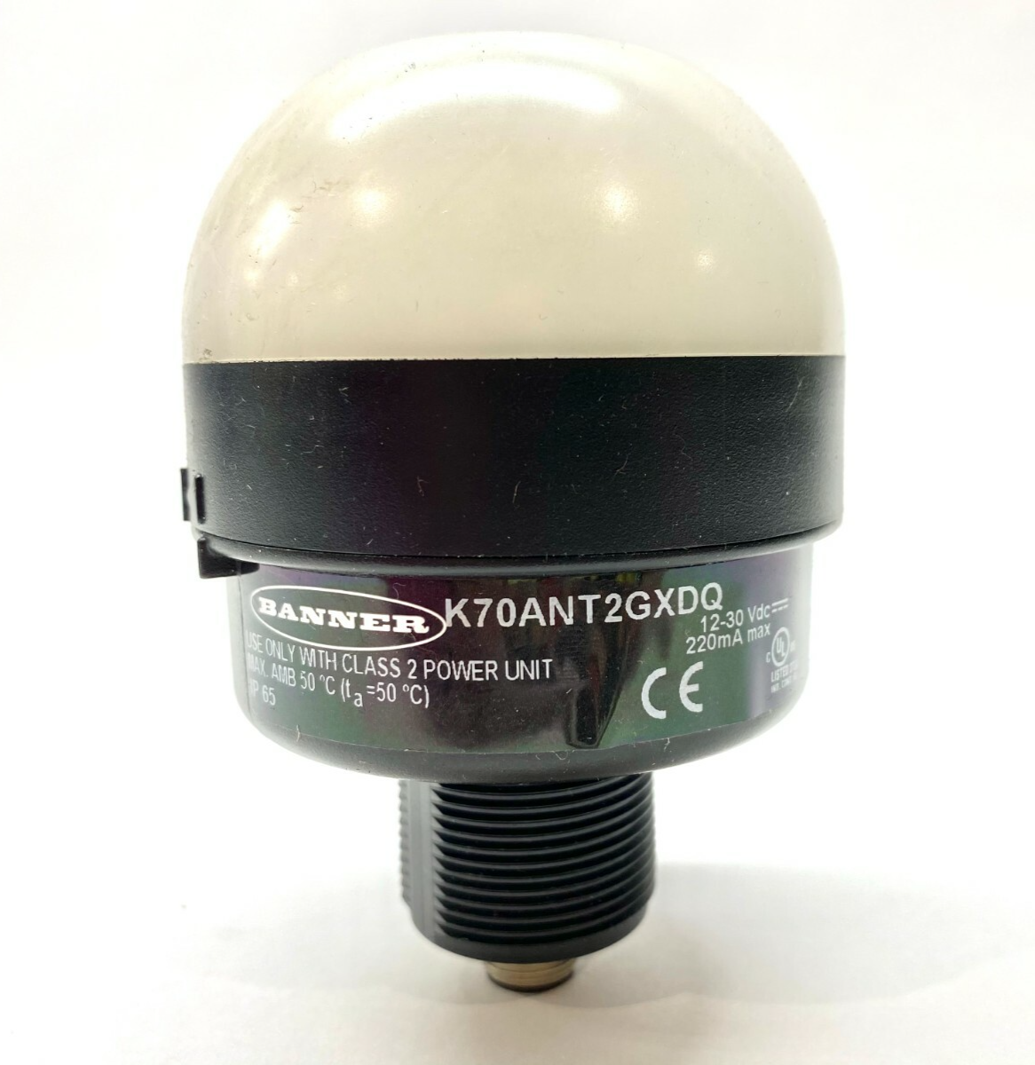 Banner K70ANT2GXDQ Ez-Light Touch Sensor Indicator 70mm 12-30VDC 1-Color 96859 - Maverick Industrial Sales