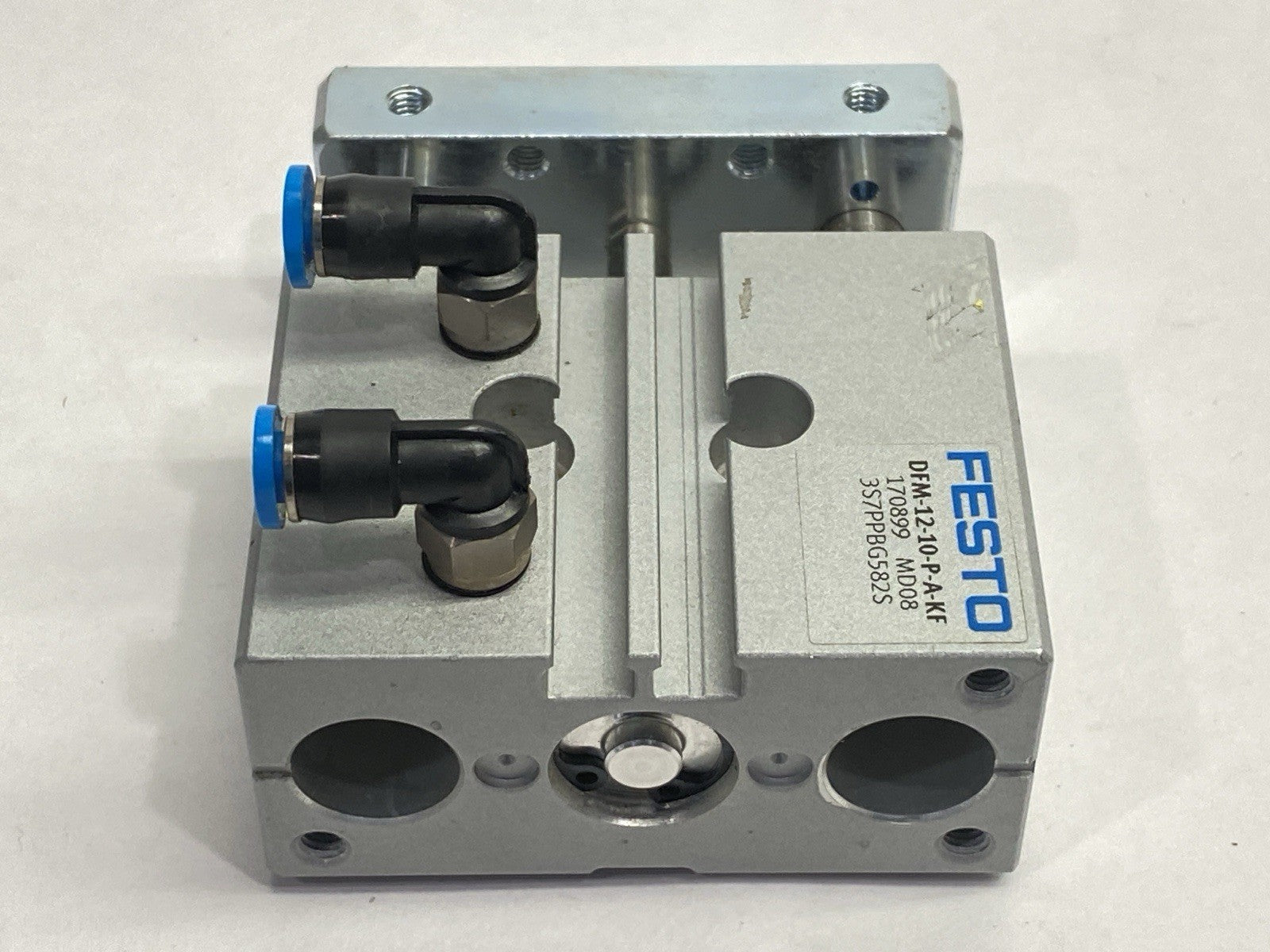 DFM-12-10-P-A-KF | Festo Pneumatic Guided Actuator 12mm Bore 10mm Stroke 170899 - Used - Maverick Industrial Sales
