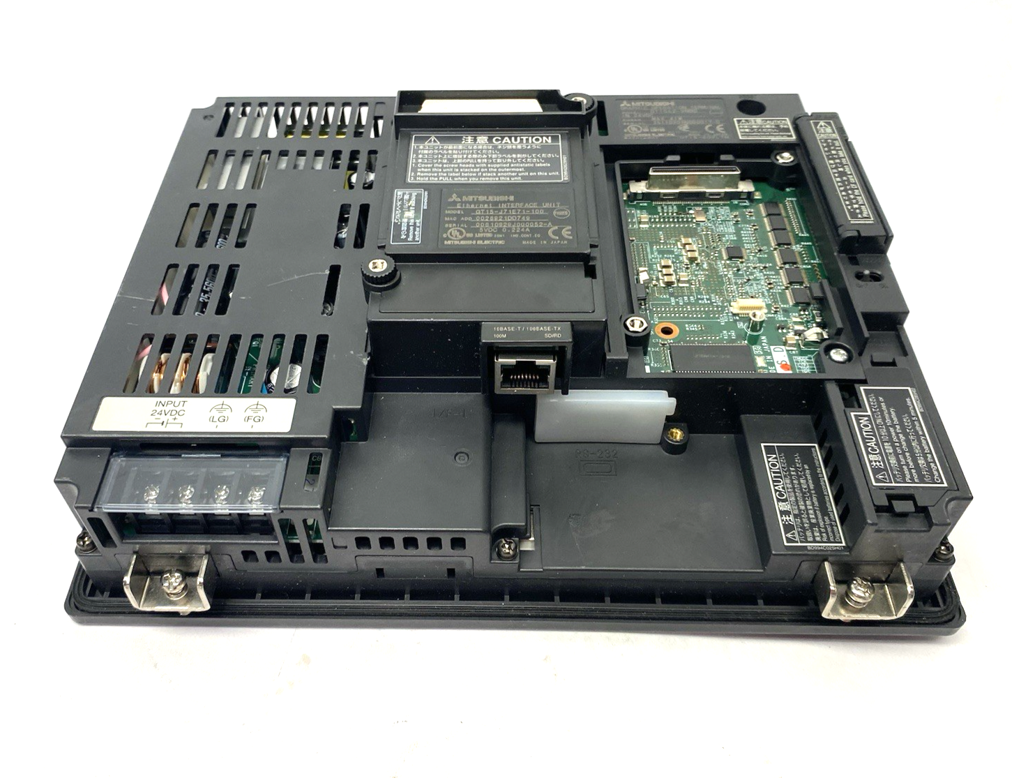 GT1562-VNBD | Mitsubishi Graphic Operation HMI Terminal GOT1000 w/ GT15-J71E71-100 - Used - Maverick Industrial Sales