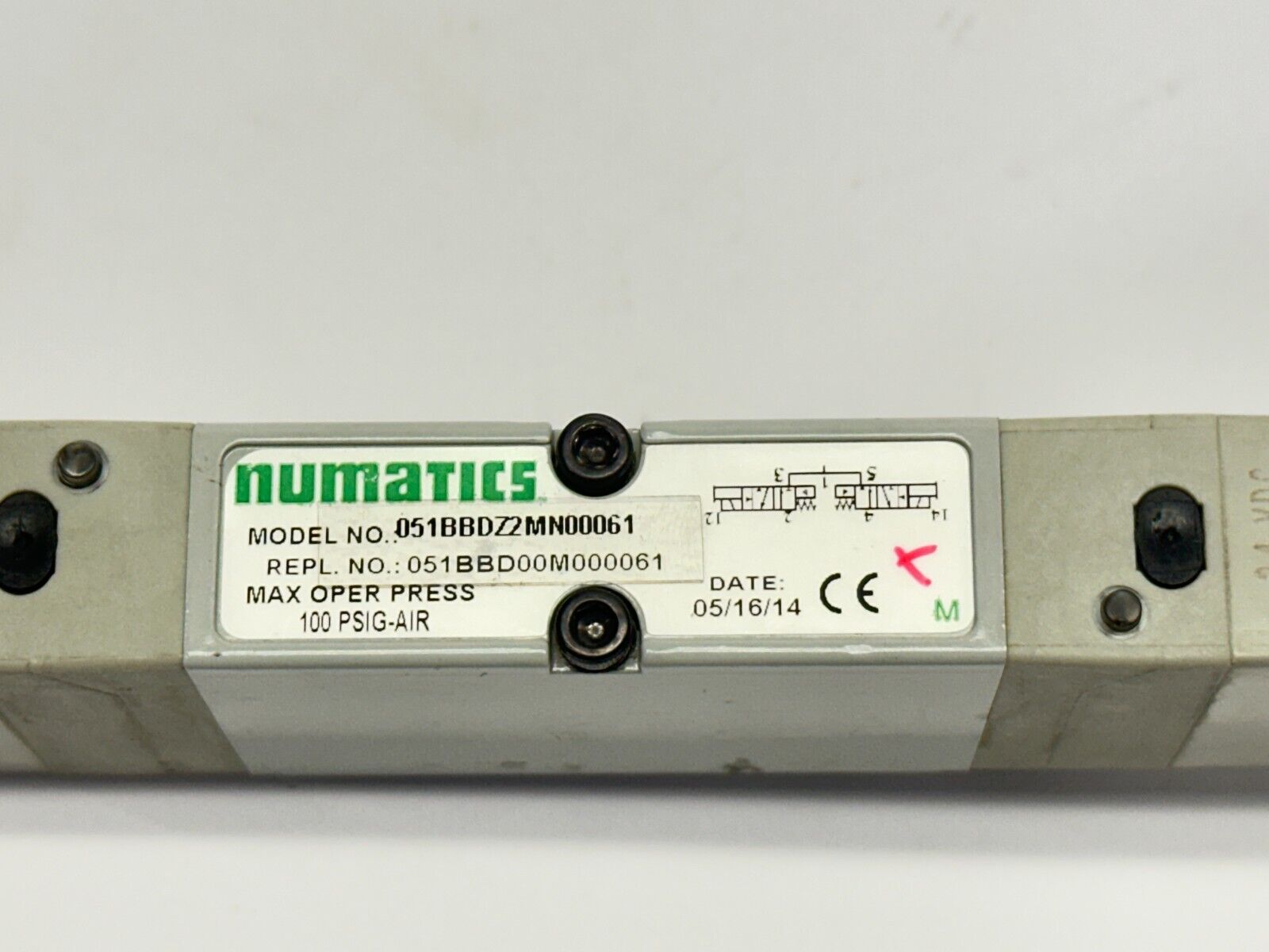 Numatics 051BBDZ2MN00061 MK 5 Series Solenoid Valve 4-Way 24VDC 1.35W - Maverick Industrial Sales