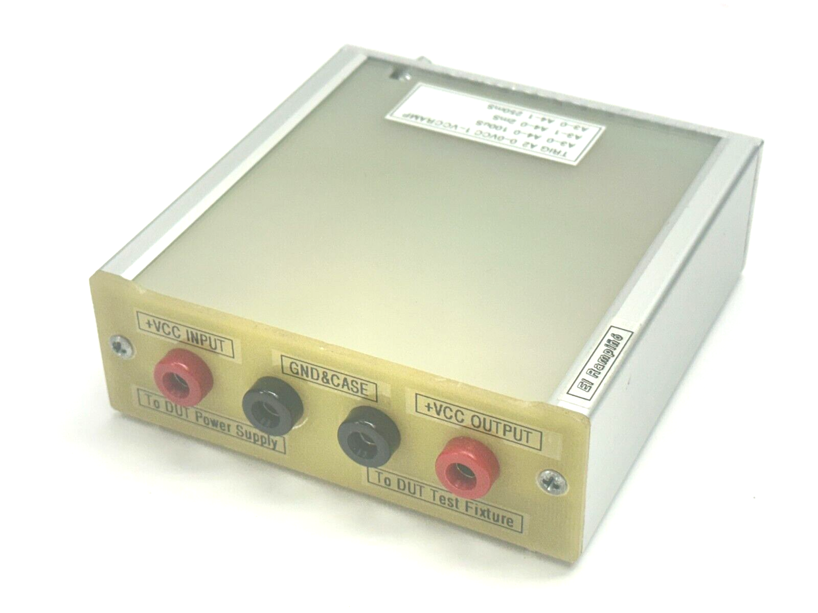 El Rampino DUT Fixture 100uS / 2mS / 250mS 0-0VCC 1-VCCRAMP - Maverick Industrial Sales
