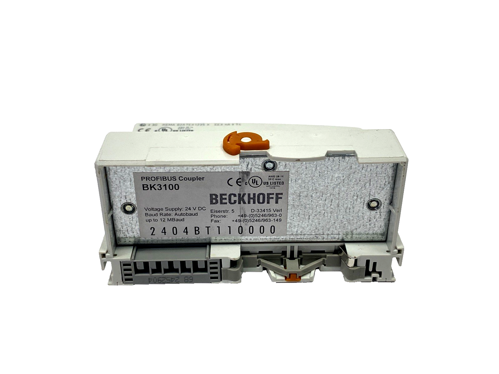 BK3100 | Beckhoff PROFIBUS Bus Coupler - Used - Maverick Industrial Sales
