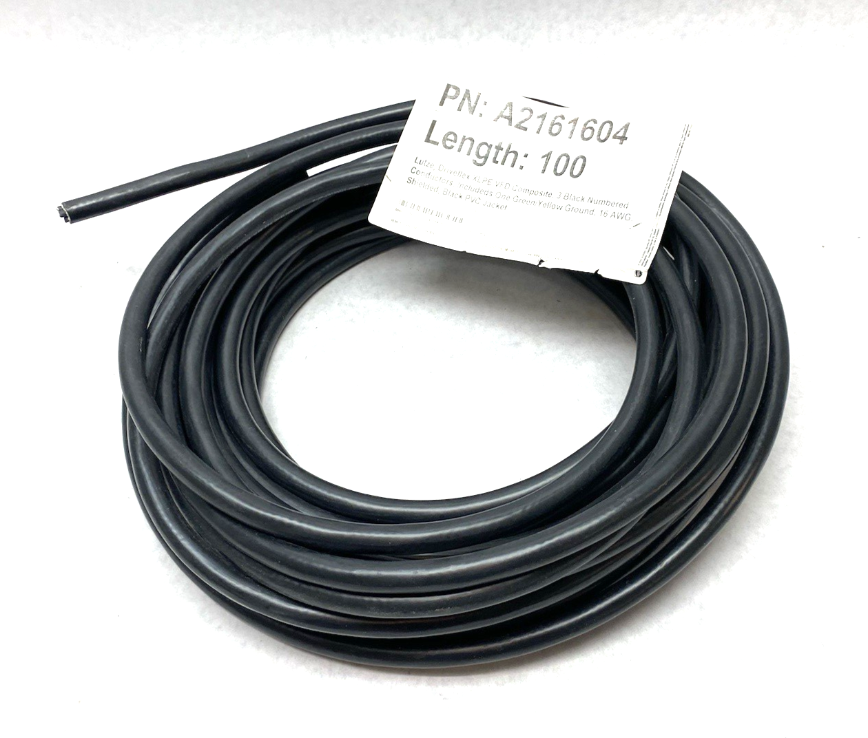 A2161604 | Lutze DRIVEFLEX XLPE Flexible VFD Cable Type RHW-2 shielded ABOUT 50' - New Other - Maverick Industrial Sales