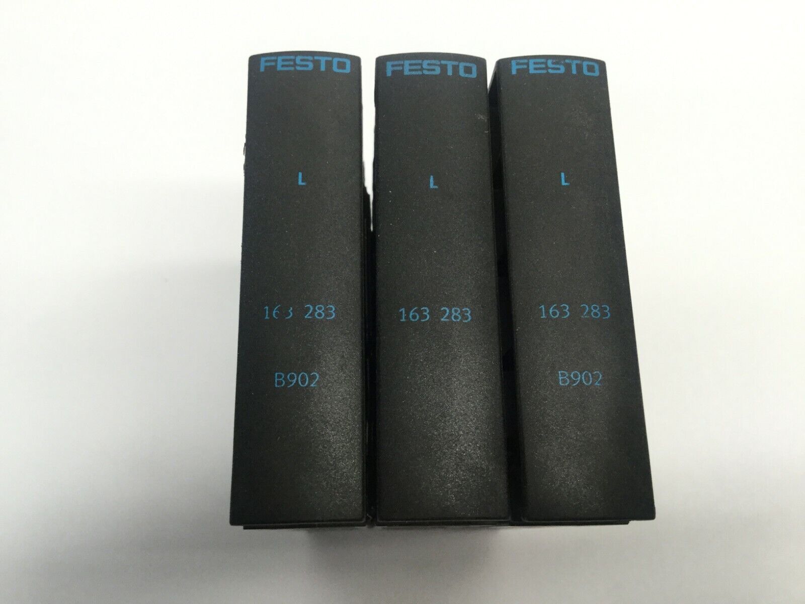 Lot of 3 Festo 163283 Blanking Plates - Maverick Industrial Sales