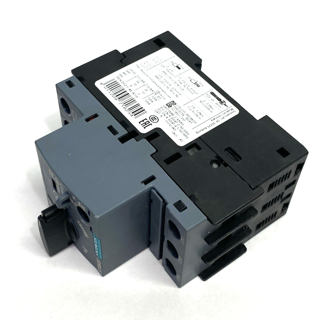 Siemens 3RV2021-4EA10 SIRIUS Motor Protection Circuit Breaker, Size S00 - Maverick Industrial Sales