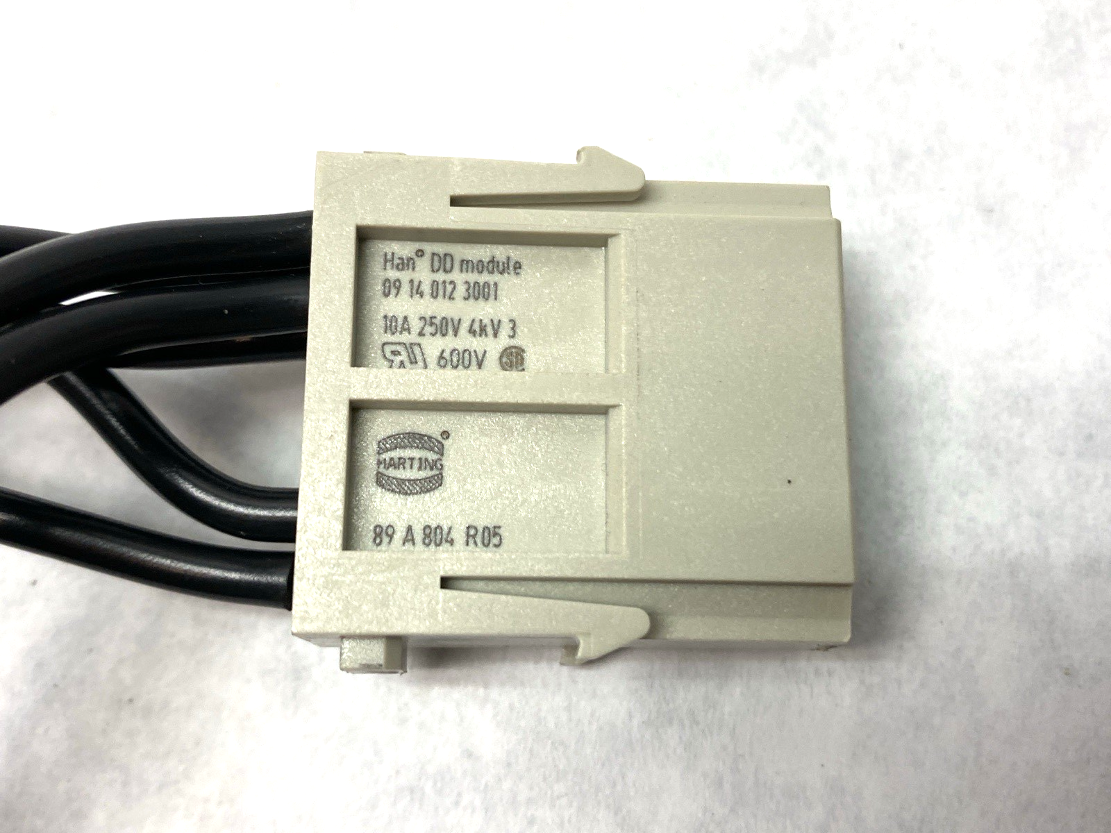 19300240448 | Harting Hood Connector Assembly w/ 4x 09140123001 Protected Modules - Used - Maverick Industrial Sales