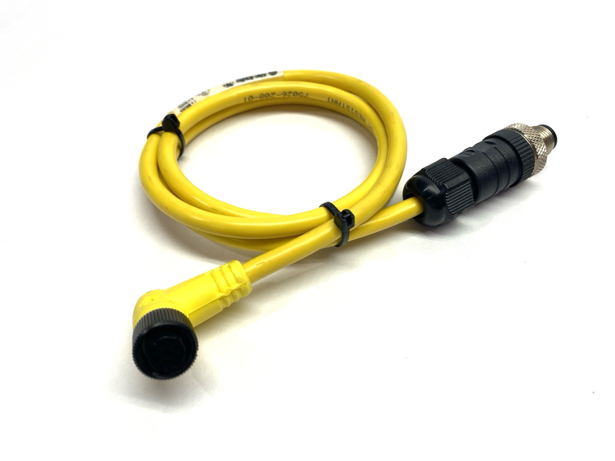 889D-R5AC-2 | Allen Bradley Ser. B DC Micro Female Right Angle Cordset 2m 250V 4A - Used - Maverick Industrial Sales