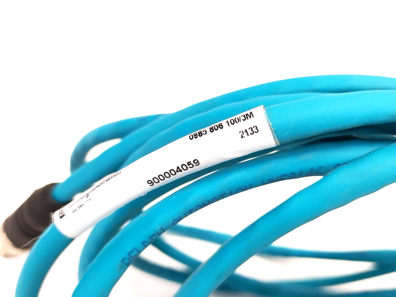 Lumberg 0985 806 100/3M EtherNet/IP Cordset M12 Male 4-Pin 3m 900004059 - Maverick Industrial Sales