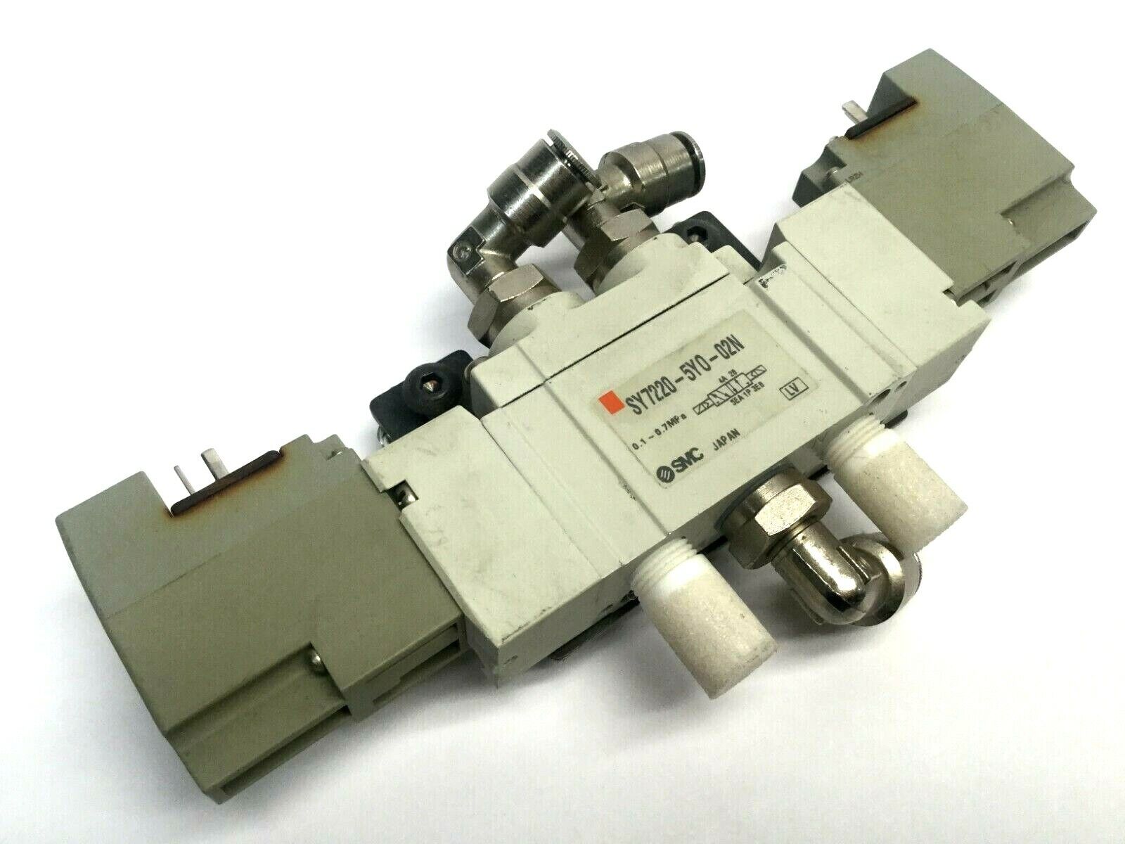SMC SY7220-5Y0-02N Double Solenoid Valve Body PT - Maverick Industrial Sales